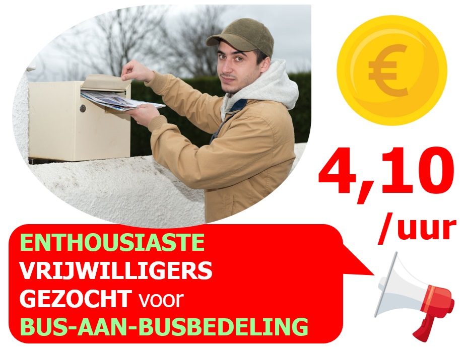 Wil jij meehelpen om onze boodschap bij de mensen thuis te brengen?
Bij Perspectief zijn we op zoek naar enthousiaste vrijwilligers die flyers en folders willen verspreiden in de brievenbussen van de buurt.  Geen zwaar werk – wél een belangrijke missie!