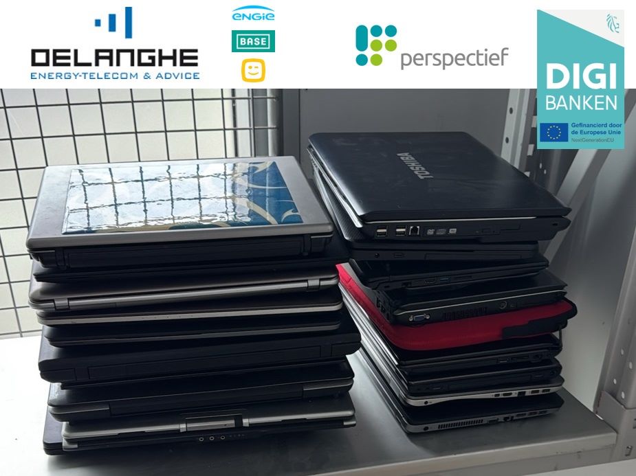 In een samenleving waar digitale toegang steeds essentiëler wordt, maakt Delanghe NV – Energy, Telecom & Advice een tastbaar verschil. Het familiebedrijf schonk recent een reeks herbruikbare laptops aan Digibank Perspectief, een initiatief van Perspectief dat digitale uitsluiting aanpakt via circulaire en sociale oplossingen.