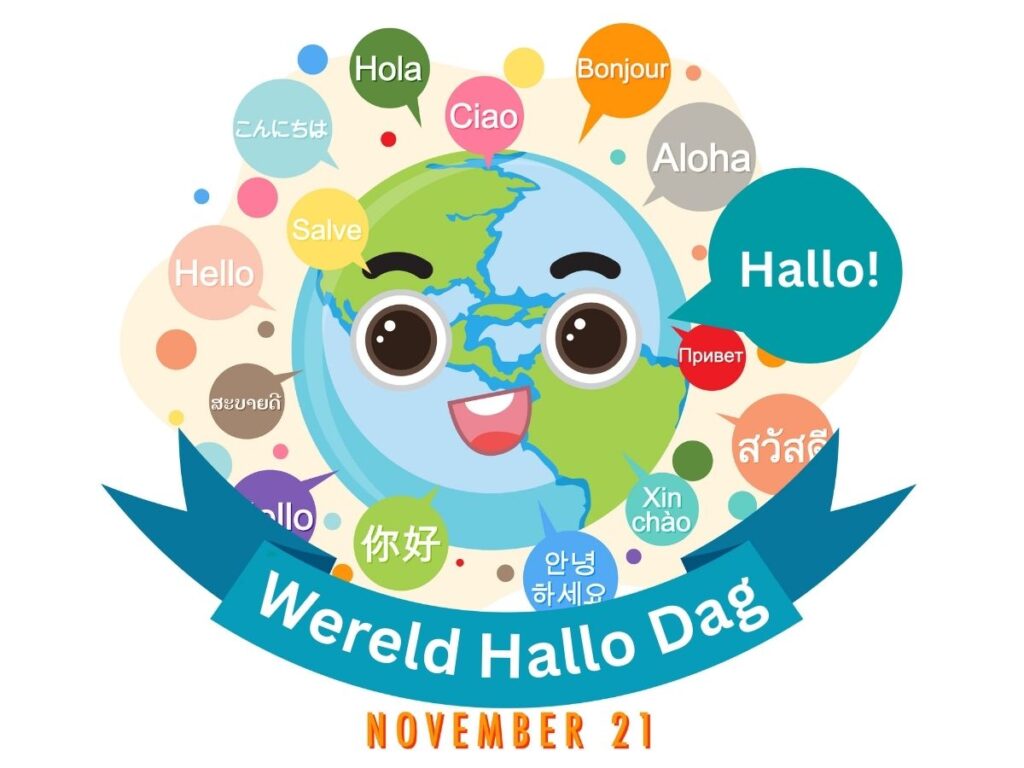 Vandaag, 21 november, vieren we Wereld Hallo Dag. Een eenvoudige “hallo” lijkt misschien klein, maar het kan veel betekenen. Een begroeting opent een gesprek, doorbreekt voorzichtige stiltes en geeft mensen het gevoel dat ze welkom zijn. Zeker voor nieuwkomers en anderstaligen kan zo’n klein gebaar een warme start zijn.